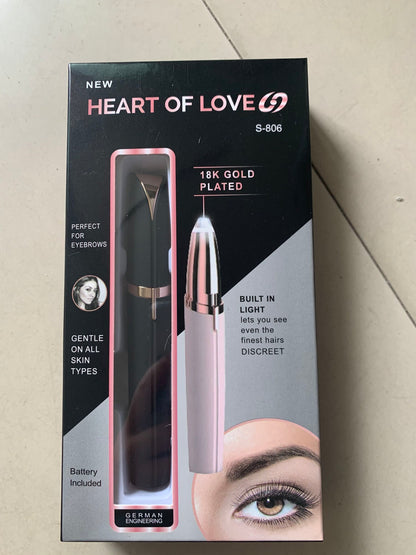 Buy Electric Eyebrow Remover with LED Light for Painless Grooming