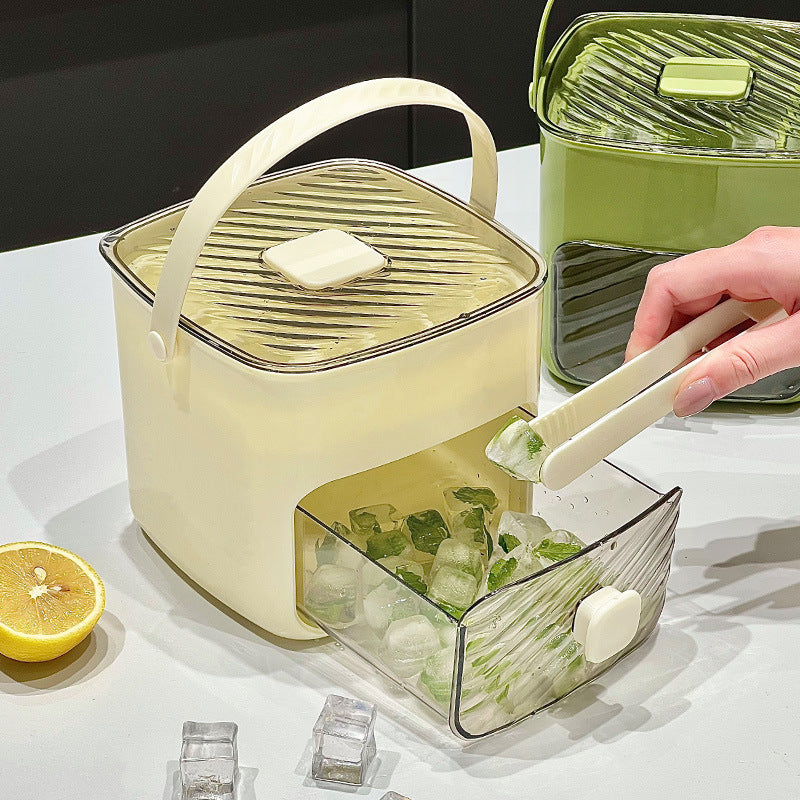 Portable Press-Type Ice Cube Tray Mold