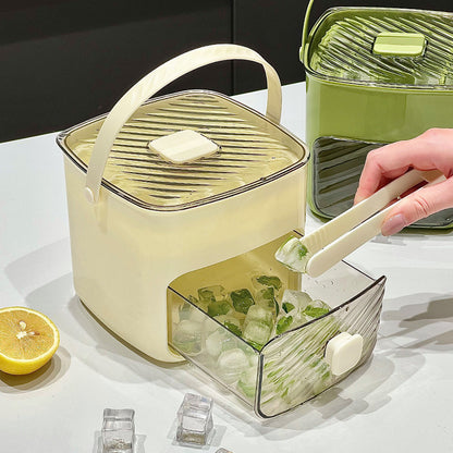 Portable Press-Type Ice Cube Tray Mold