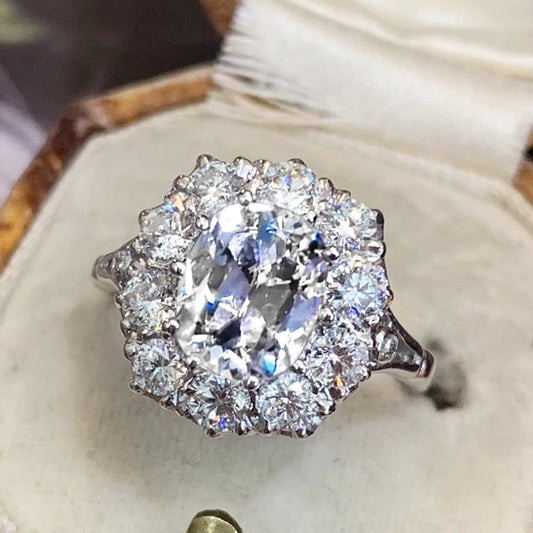 Premium Women’s Copper Ring with White Gold Coating ring
