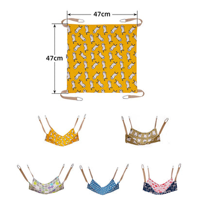 Breathable Cat Cotton Linen Hammock Wear Resistant Bed