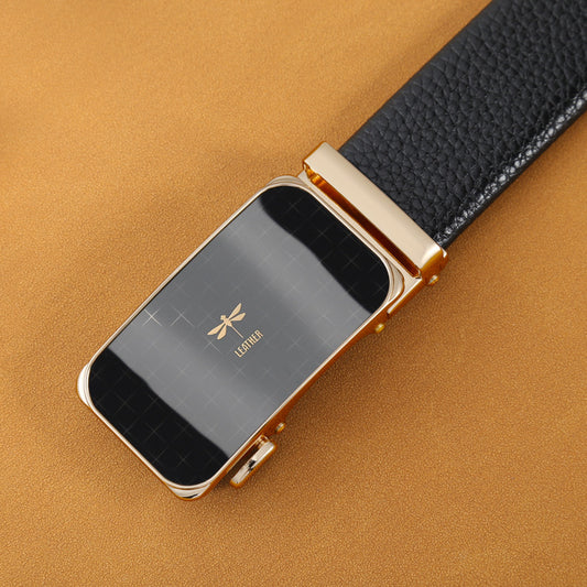Men’s Casual Business Belt – Premium Split Leather Accessory