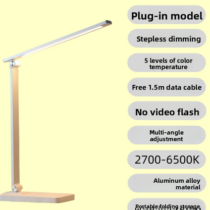 Eye-Protecting Desk Lamp with Soft LED Study Reading Light