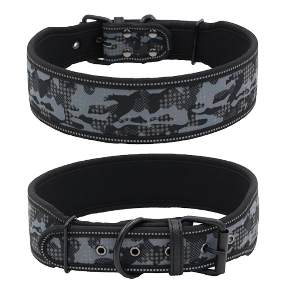 Reflective Camouflage Dog Collar – Comfortable and Durable