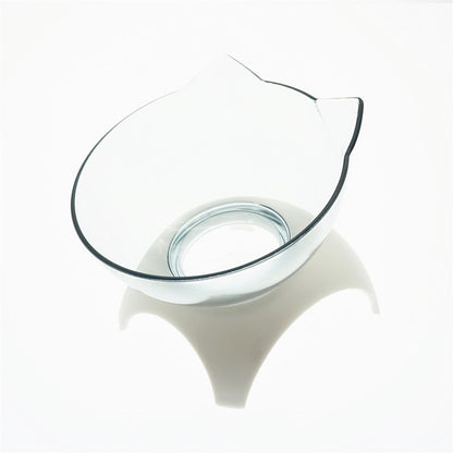 Cat Double Bowl – Ergonomic Food Bowl for Neck Protection