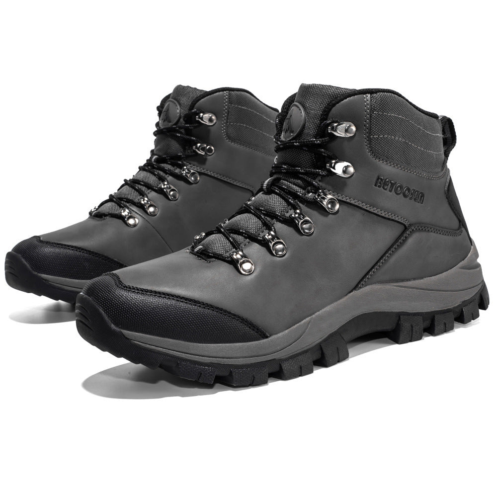 Buy Outdoor Waterproof Non-Slip Hiking Shoes Durable High-Top