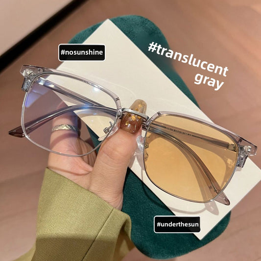 Photochromic Eyeglasses for Men with Stylish Frame Design