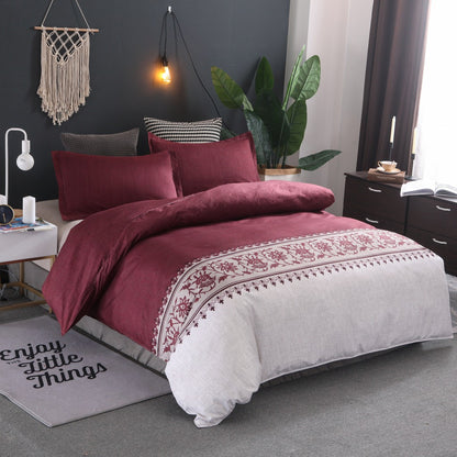 Simple Plain Bedding Comfortable and Durable for Everyday Use