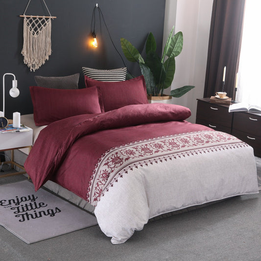 Simple Plain Bedding Comfortable and Durable for Everyday Use