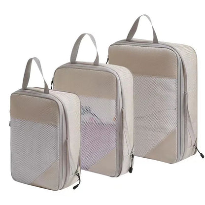 Compression Packing Cubes for Suitcases and Travel Bags Set