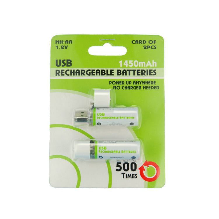 USB 1.5V Rechargeable Battery – Eco-Friendly Power Solution
