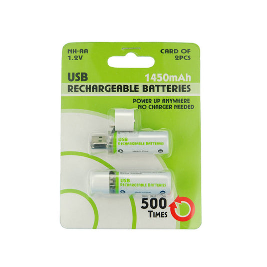 USB 1.5V Rechargeable Battery – Eco-Friendly Power Solution