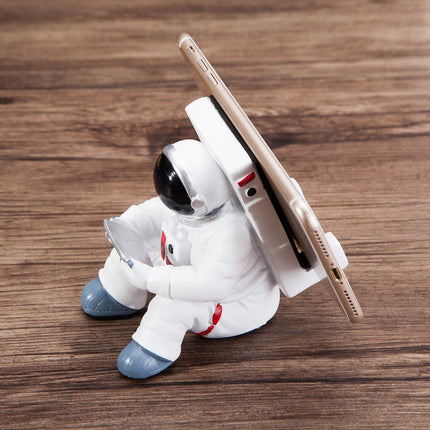 Simple Astronaut Mobile Phone Stand Cute Spaceman Holder