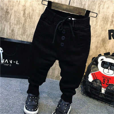 Boy’s Plus Velvet Jeans Thickening for Personality & Comfort