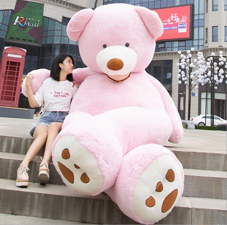 Giant Teddy Bear Plush Toy – Huge Soft Toy With Leather Shell