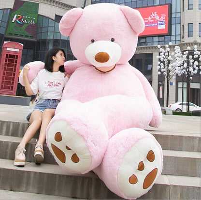 Giant Teddy Bear Plush Toy – Huge Soft Toy With Leather Shell