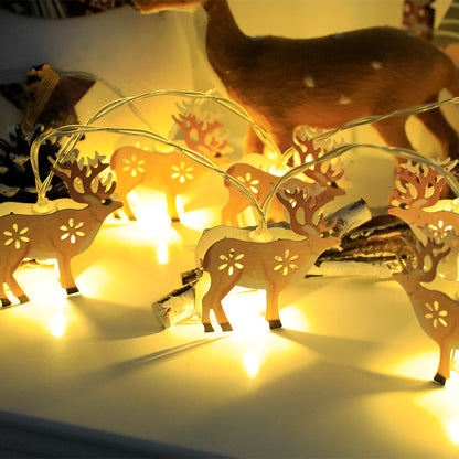 Buy Christmas LED Light String Santa Snowman Elk Ornament Decor