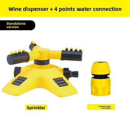 360 Degree Automatic Rotating Garden Sprinkler Head