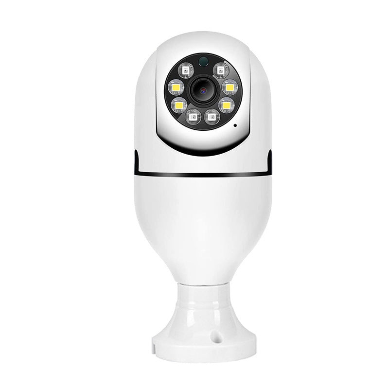 360-Degree Light Bulb Security Camera with Night Vision