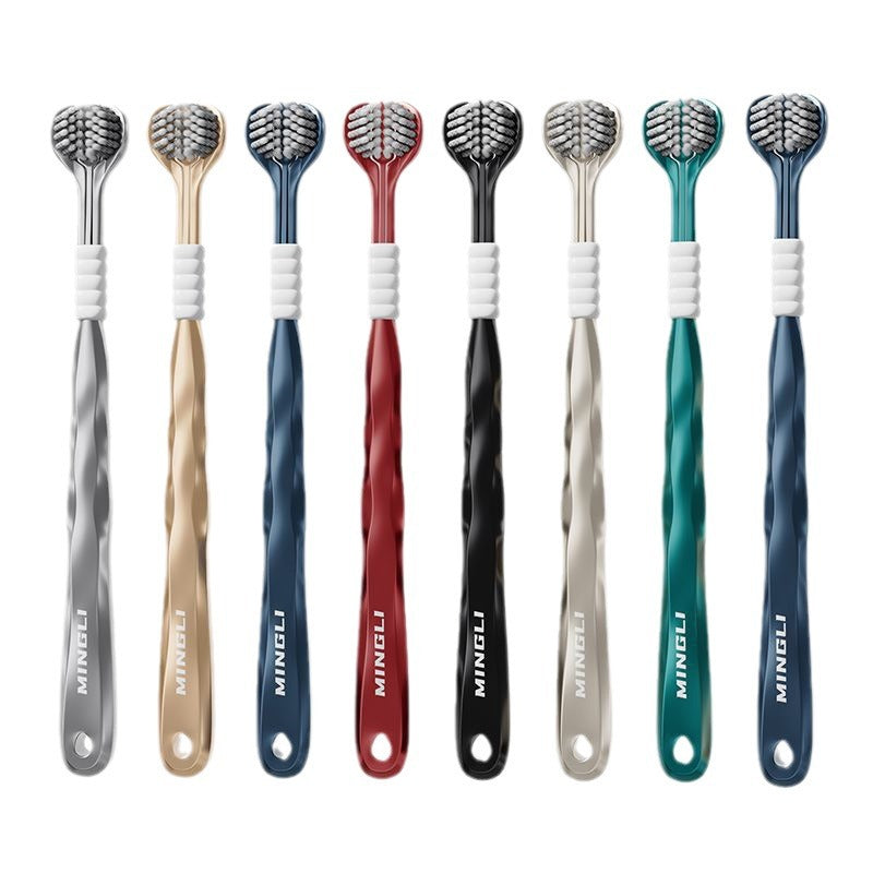 360-Degree Three-Sided U-Shaped Soft Bristle Toothbrush