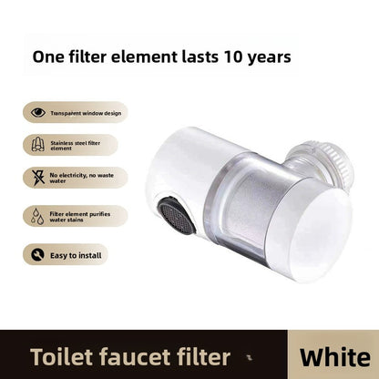 360° Rotating Faucet Splash Guard with Water Filter
