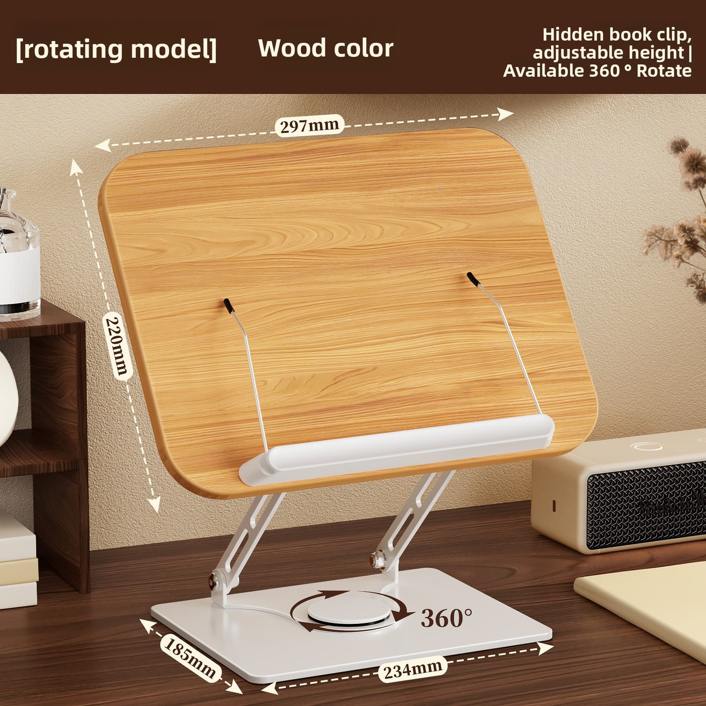 360 ° Rotating Reading Stand