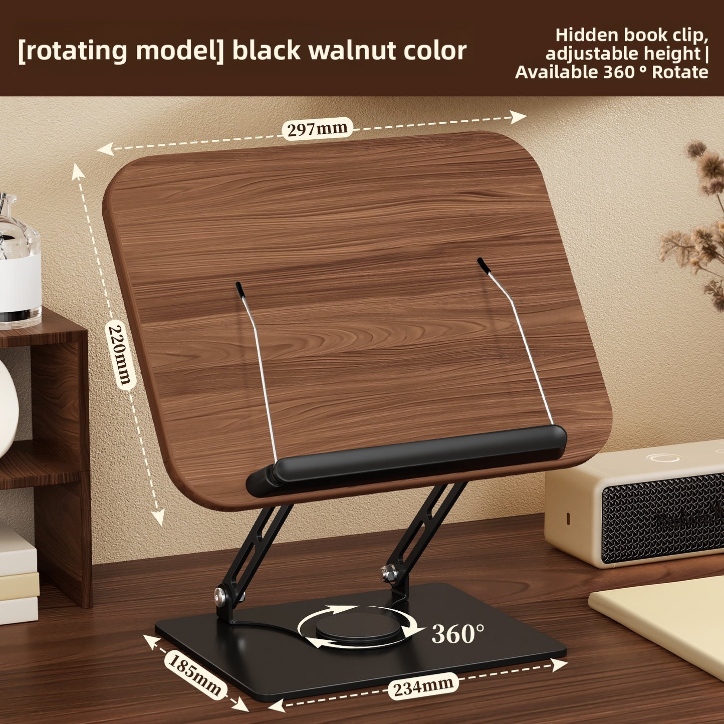 360 ° Rotating Reading Stand