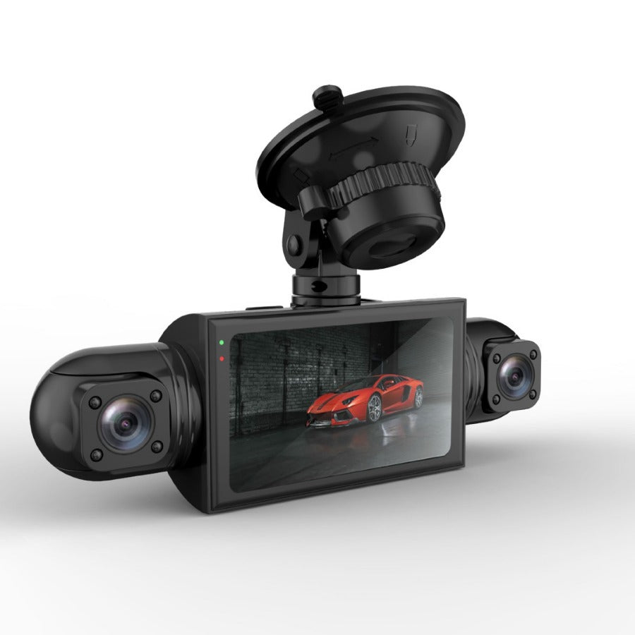 360 S8 4-Channel Car Dash Cam with Night Vision