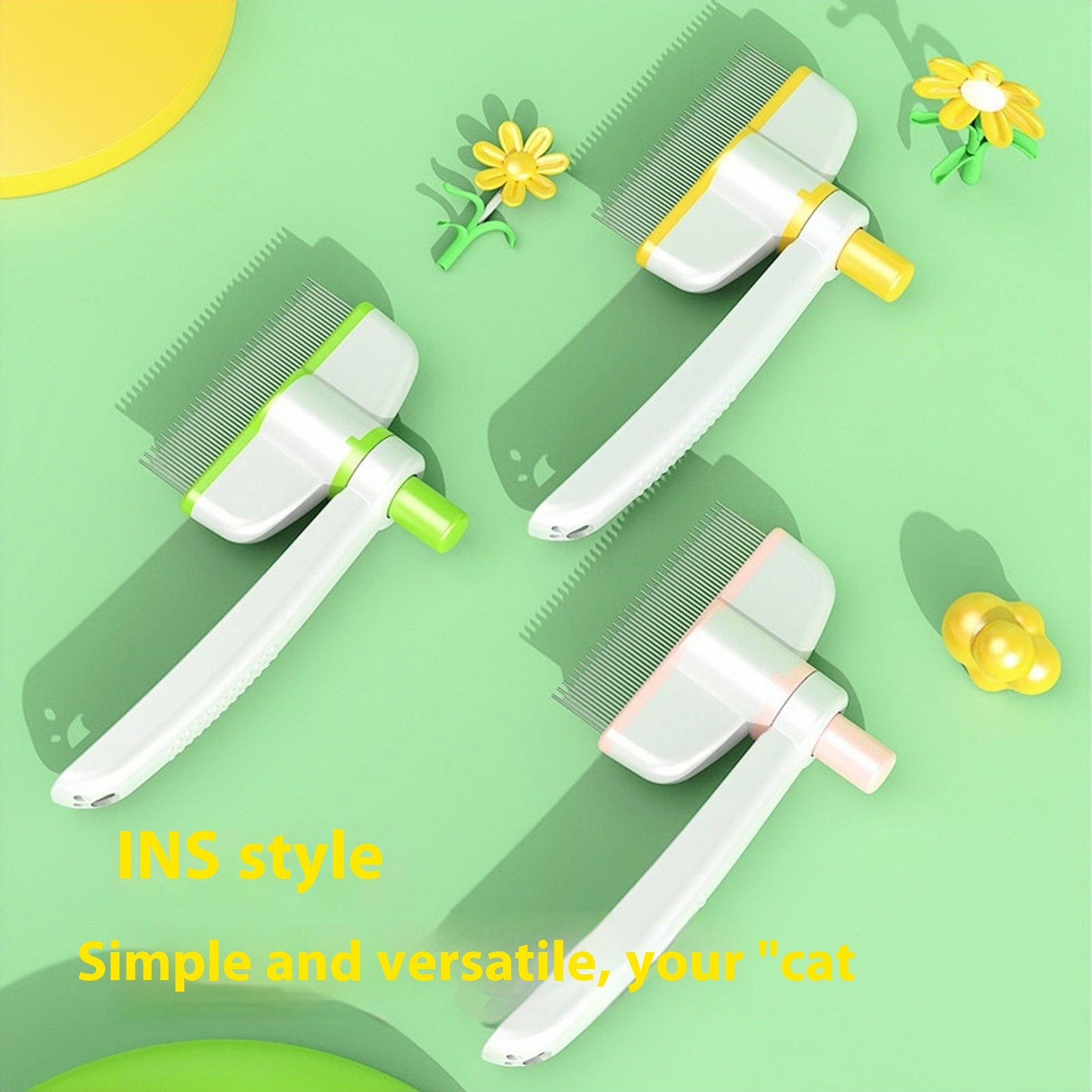 360° Spin Pet Brush | Cat & Dog Hair Remover