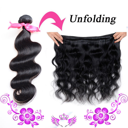 Peruvian Virgin Hair Body Wave Real Human Hair Extensions