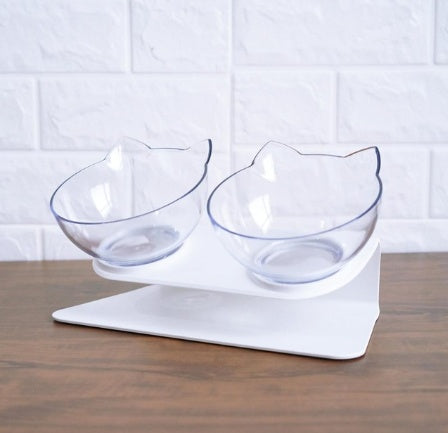 Buy Inclined Cat Bowl with Oblique Mouth – Stylish Pet Feeder