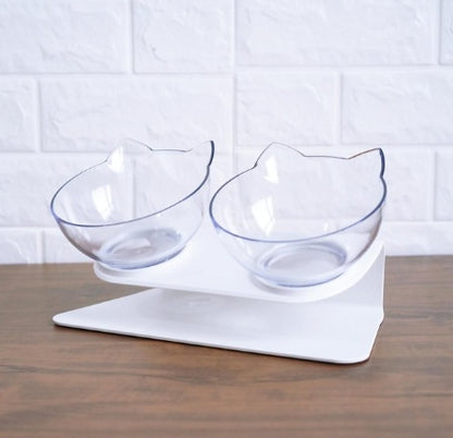 Buy Inclined Cat Bowl with Oblique Mouth – Stylish Pet Feeder