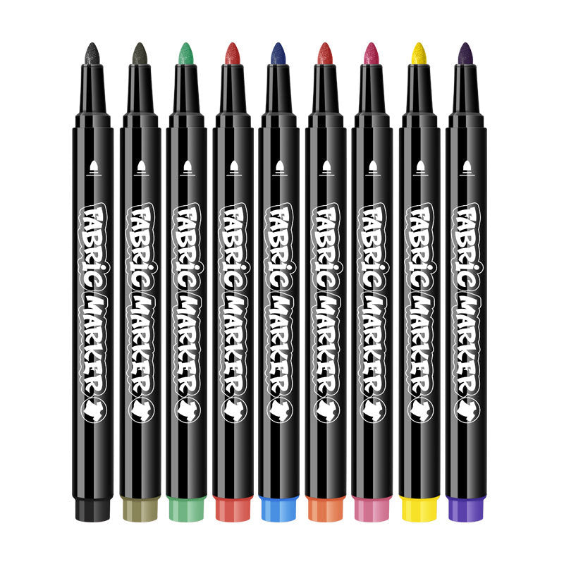 36-Color Fabric Markers, Washable & Waterproof for Clothes