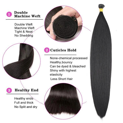 36-inch synthetic hair wig