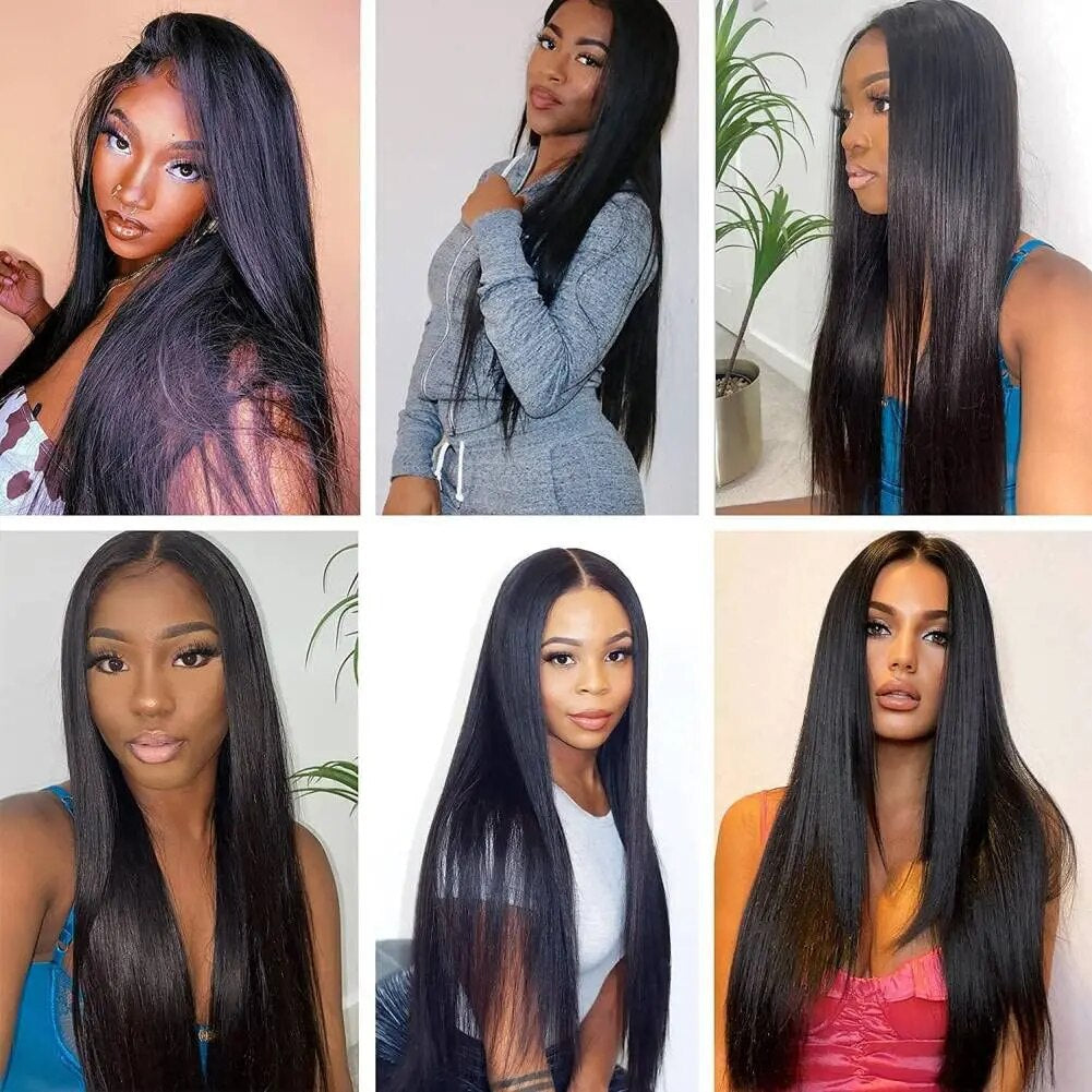 36-inch synthetic hair wig