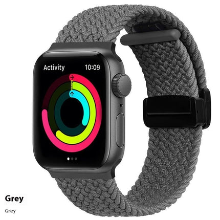 Knitted Nylon Watch Strap And Wristband For Sports