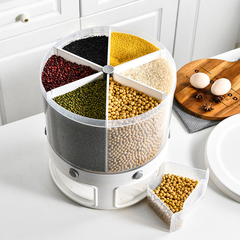 Rotatable Multi - Functional Food Storage Box Convenient