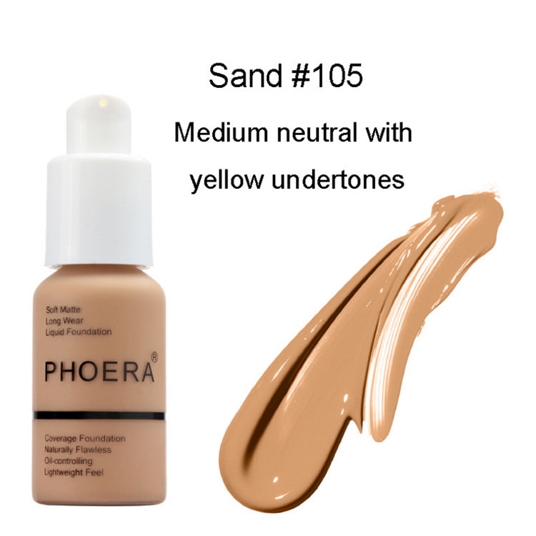 Oil Control Matte Concealer Foundation Cream – Natural Look