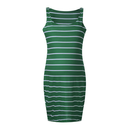 Striped Maternity Dress Versatile Vest Dress Expecting Mothers