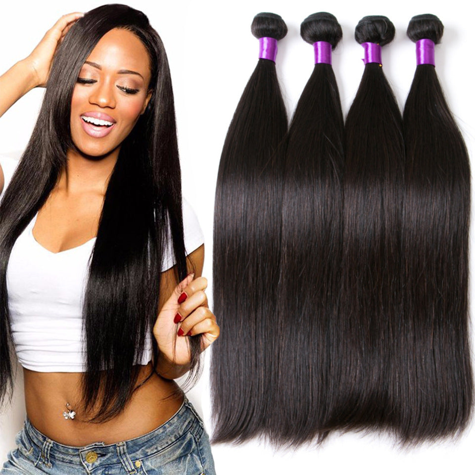Brazilian Straight Human Hair – Natural Color Hot Sale Bundles