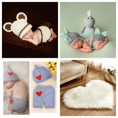 Buy Plush Heart Shaped Carpet – Fluffy Non-Slip Floor & Sofa Mat