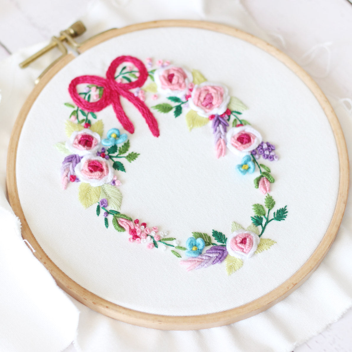 Handmade DIY Embroidery Kit Complete Craft Set for Beginners