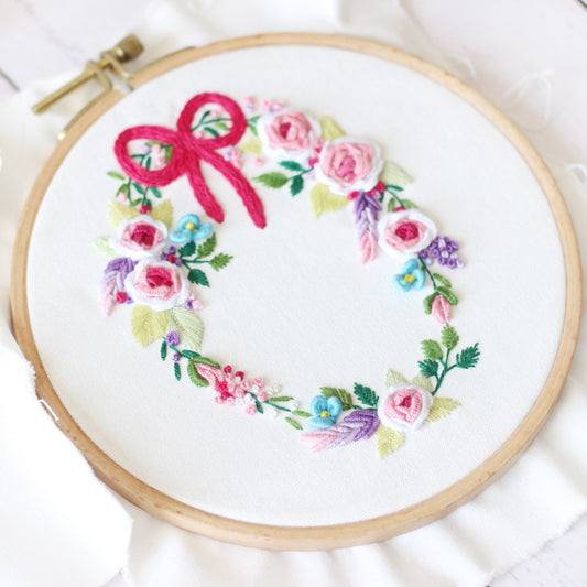Handmade DIY Embroidery Kit Complete Craft Set for Beginners