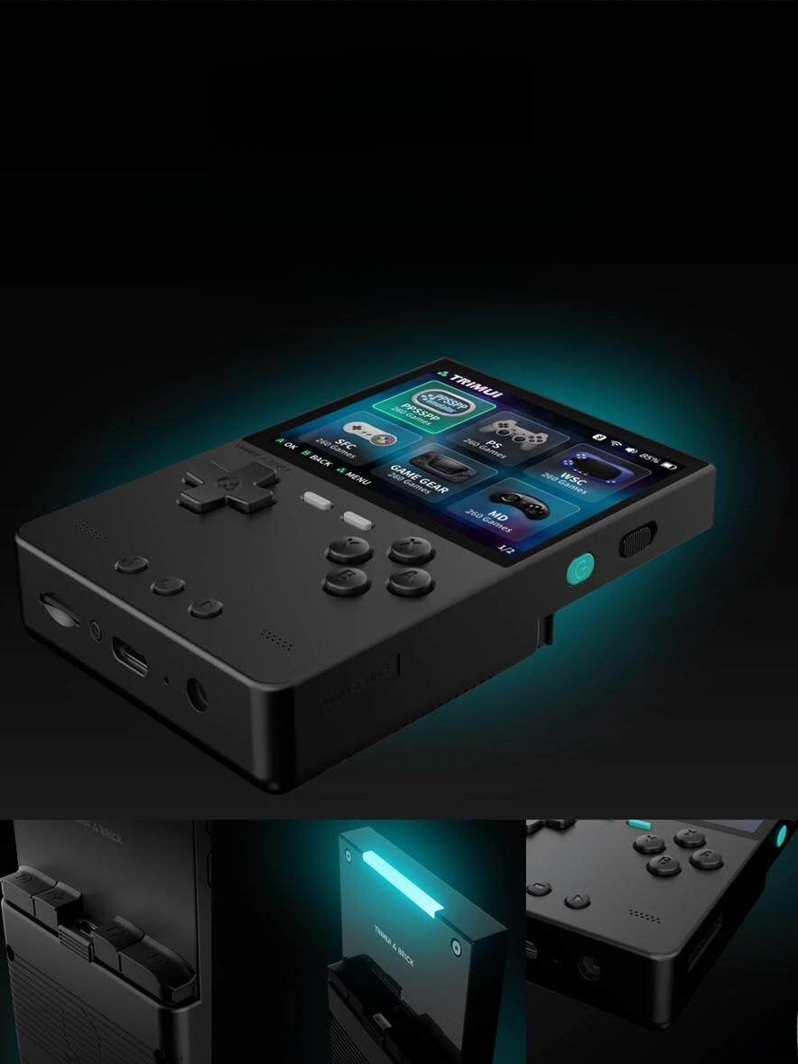 Vertical Screen Handheld Game Console with Smooth Gameplay