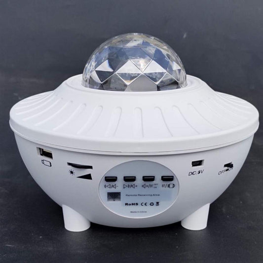 Portable LED Bluetooth Music Projector Light for Home & Party