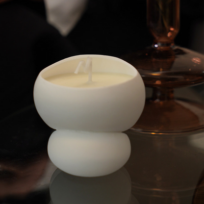 Stacked Stone Scented Candles for Creative Indoor Decor