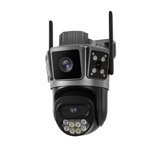 Home Wireless Surveillance Camera Three-Screen Monitoring