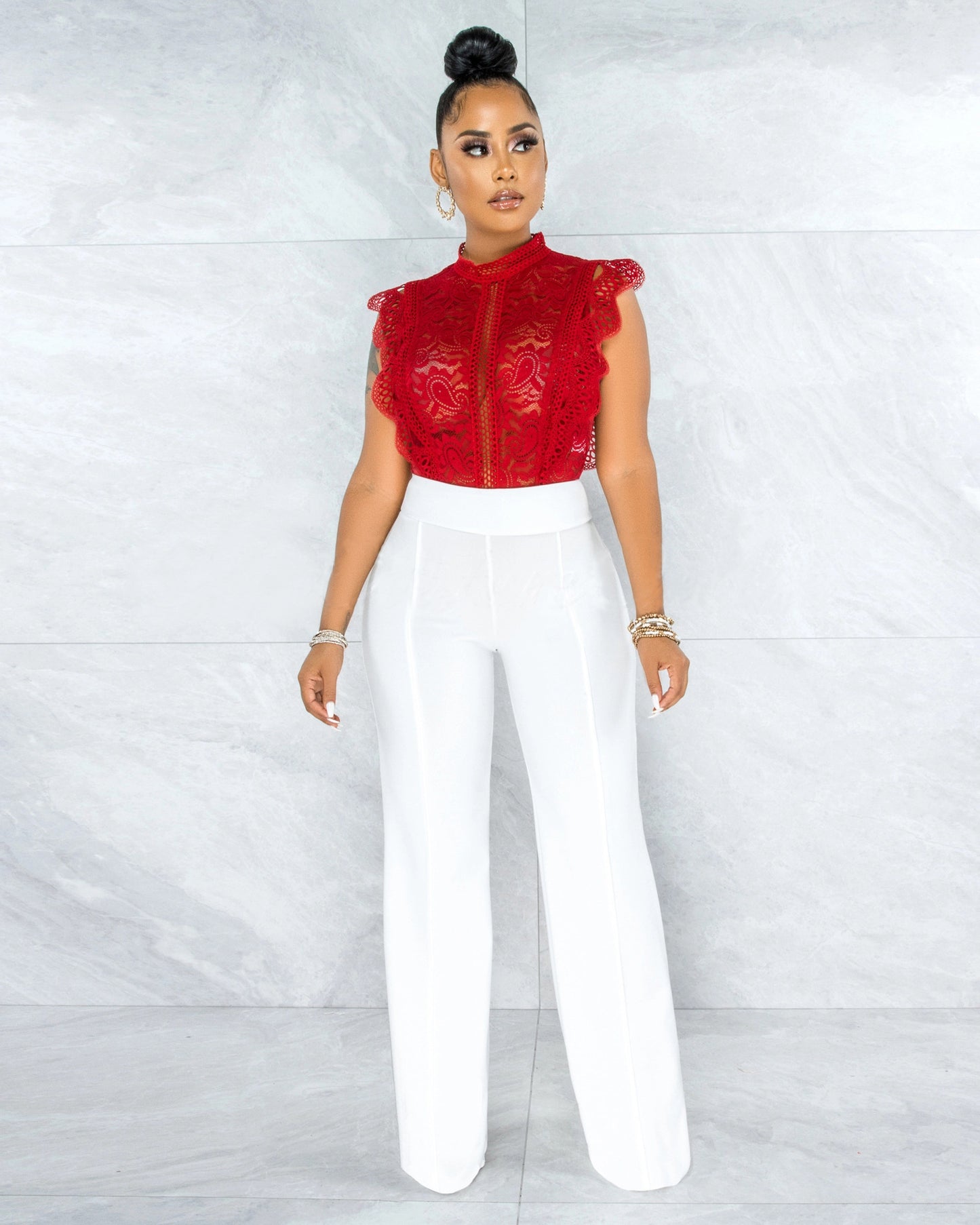 Buy Fashionable Straight-Leg Pants With a Back Zipper for Women