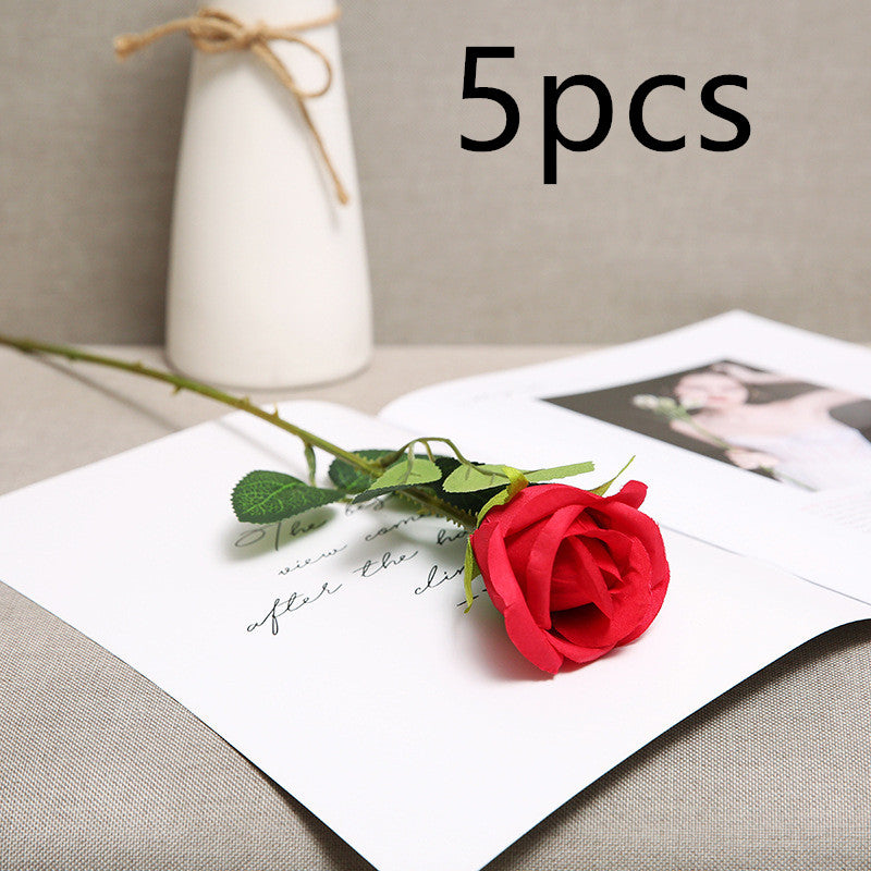 Artificial Red Rose Flowers Stunning Bouquet Gift Decoration