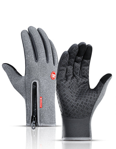 Buy Winter Touch Screen Motorcycle Gloves – Waterproof Fleece